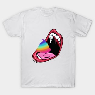 Rainbow Poop and Mouth T-Shirt